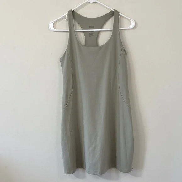 Girlfriend Collective Paloma Racerback Athletic Dress Matcha Size Large - Picture 3 of 11